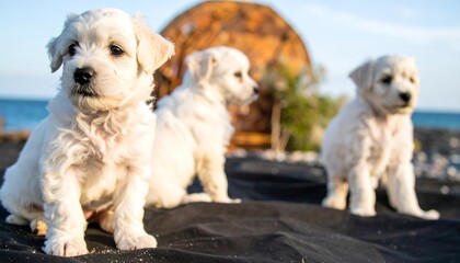 Blurry landscape, soft focus