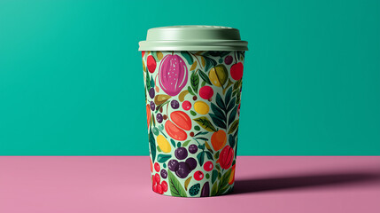 Glass jars filled with colorful liquid and flowers are isolated on a wooden table