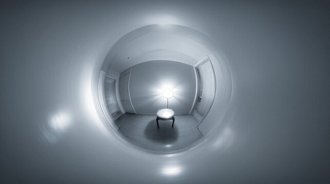 Modern Contemplation: A Person's Retreat in a High-Tech Spher