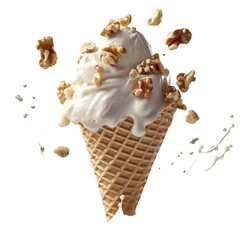 Object, ice cream cone, cloudscape, sky, ice cream, snacks, summer, heat wave