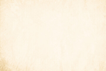 Colour old concrete wall texture background. Close up retro plain cream color cement wall background texture. Design paper vintage parchment element.