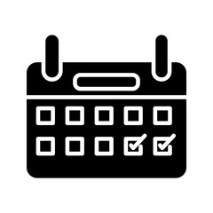 Save date in calendar vector icons  on white background
