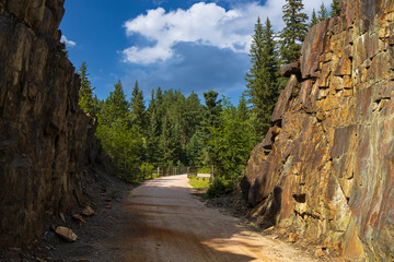 Bridge on the George S. Mickelson trail, South Dakota