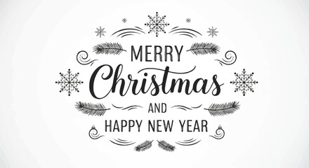Circular Xmas & New Year greeting