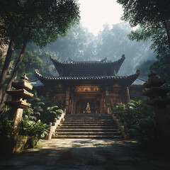 Fototapeta premium pavilion in the park