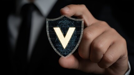 Cybersecurity defense strategies corporate office digital image focused environment close-up view security concept