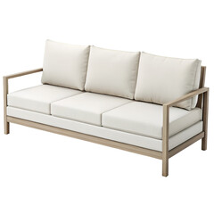 Obraz premium sofa isolated on white background