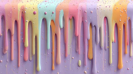 Pastel Paint Drips