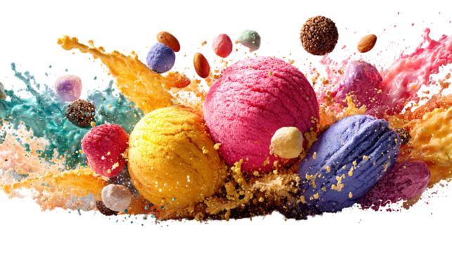 Object, ice cream cone, cloudscape, sky, ice cream, snacks, summer, heat wave