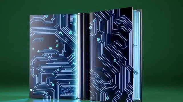 Close-Up of Modern Smartphone with Futuristic Design and Green Background with ai generated