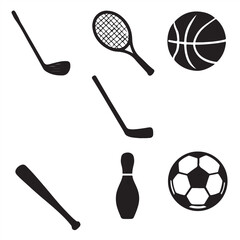 set of sports equipment