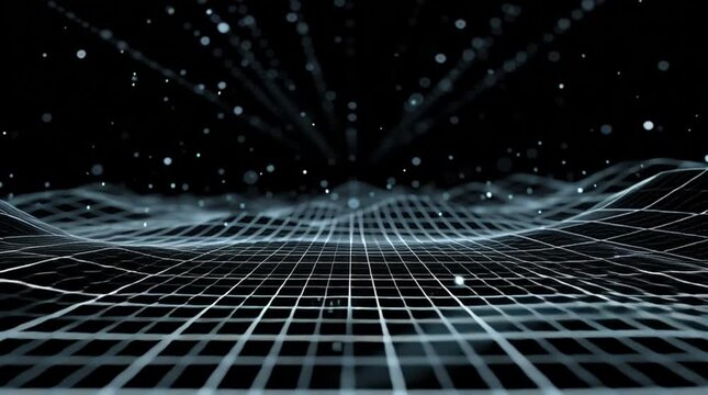 Abstract AI Digital Background Animation, Generative AI
