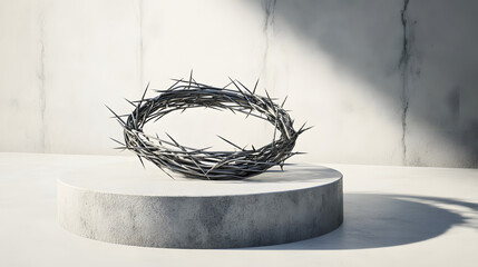 Spiked Barbed Wire Wreath