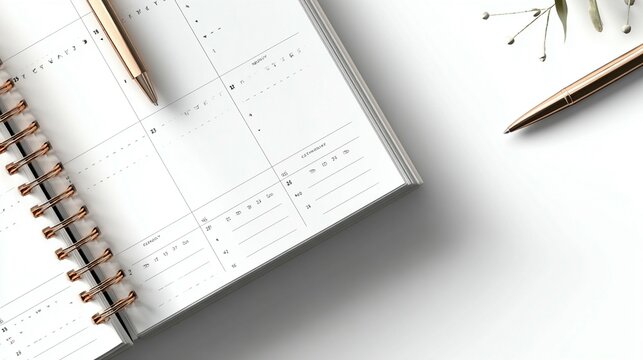Blank planner pages productivity tools