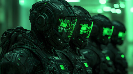 Futuristic Military Character