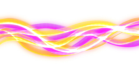 Naklejka premium Colorful Neon Light Motion Effect