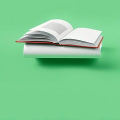 Book template book mockup blank template isolated book professional presentation blank empty  creative composition versatile use  professional lighting expert styling high-quality imagery