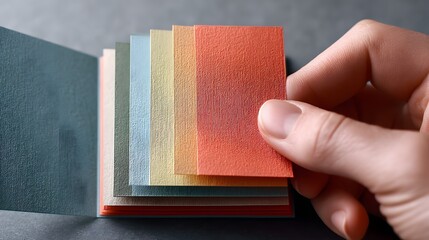 Hand opening a colorful pop up greeting card with a creative promotional design