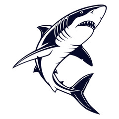 Naklejka premium Shark Silhouette Vector