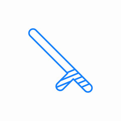 Fototapeta premium hockey stick sports icon sign vector