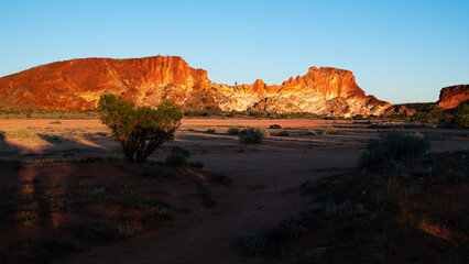 Rainbow Balley at sunset