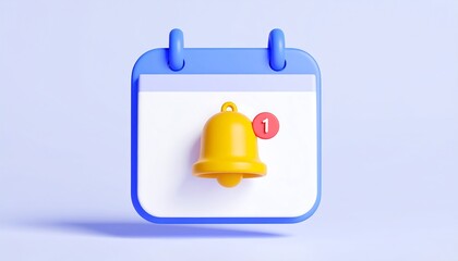 Calendar icon with notification