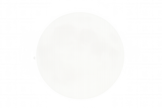 White ceramic plate resting on transparent surface, ready for digital design placement