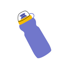 Colorful water bottle design with a simple and modern appearance