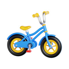 Fototapeta premium 3d bike isolated on transparent background 