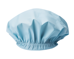 Light Blue Bouffant Cap: Clean, Professional Headwear on transparent background png