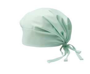 Soft Mint Green Bouffant Cap: Medical Headwear, Surgical Cap,  Spa Head Covering on transparent background png