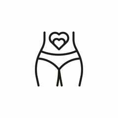 pregnant belly icon sign vector