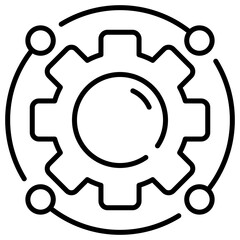 Process Outline Icon