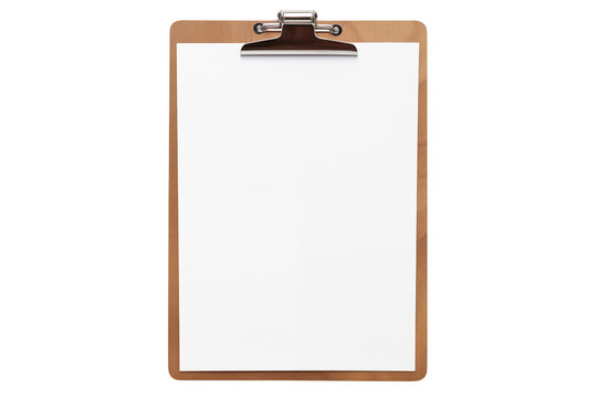 Blank Clipboard with Paper: Perfect for Presentations & Note-Taking on transparent background png - Powered by Adobe