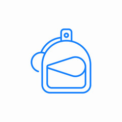 backpack and bag icon sign vector