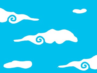 blue sky and white clouds background