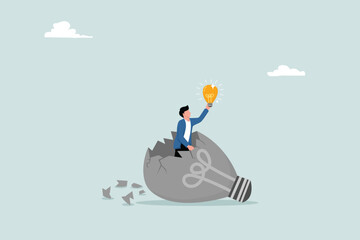 From failure to success, learning from mistakes, trying to create new innovations, entrepreneurs rise from broken light bulbs to getting light bulbs with brilliant ideas.