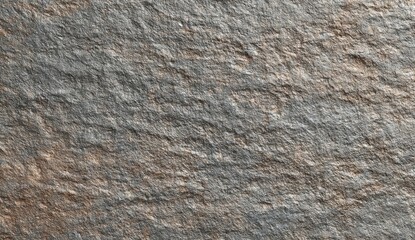 Close-up view of a textured stone surface.  Gray-bronze tones, uneven, rough