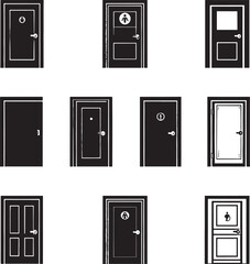 Abstract geometric pattern with vibrant color accents and silhouette element