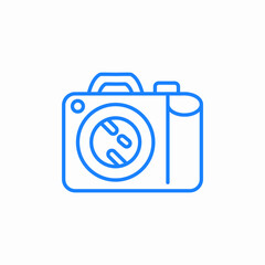photograph taken with camera icon sign vector