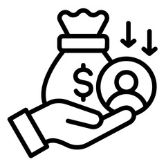 Loan Outline Icon