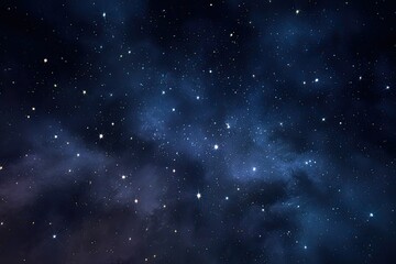Starry night sky nebula