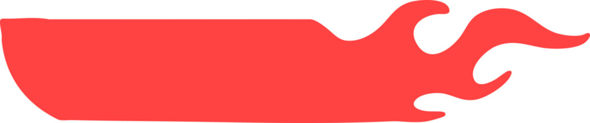 hot fire for lower third element