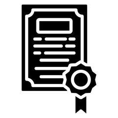 Legal Certificate Icon
