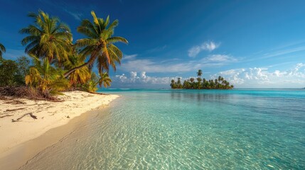 Obraz premium Tropical beach paradise (1)