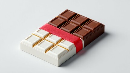Two chocolate bars packaging design