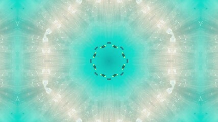 Mesmerizing kaleidoscopic ocean waves create a tranquil, flowing aquatic visual experience