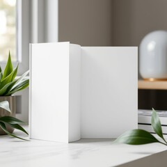 White hardcover copybook side book mockup blank template isolated book professional presentation blank empty  creative composition versatile use  professional lighting expert styling high-