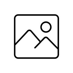 Gallery icon on transparent background  