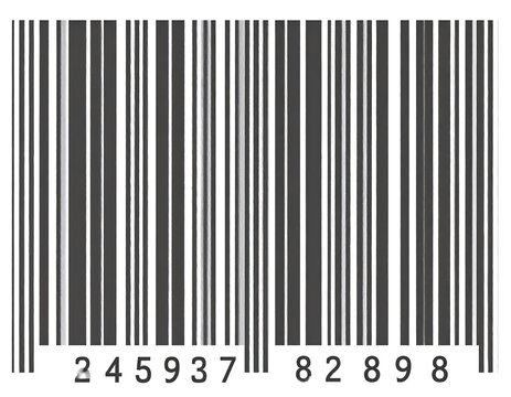 Barcode with numbers